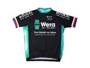 Cyklistický dres zn. KALAS, ELITE 51 Spinn Men - logo BOUKAL. Krátký rukáv. Vel. 5